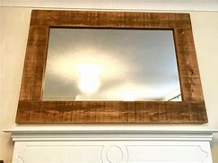 Image result for Wood Desk Mirror
