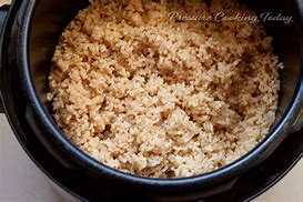 Image result for Pressure Cooker Brown Rice