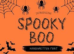 Image result for Spooky Boo Font