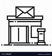 Image result for Post Office Box Clip Art Black and White