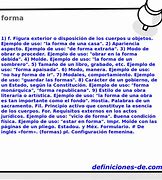 Image result for Definición De Forma