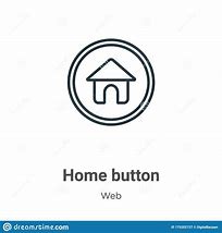 Image result for Home Button Black and White