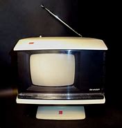 Image result for Sharp Portable TV Old