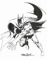 Image result for Batman Black and White Neal Adams