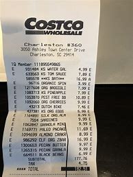 Image result for Order Number On Costco Receipt