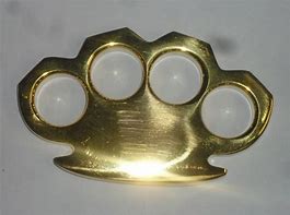 Image result for Real Brass Knuckles