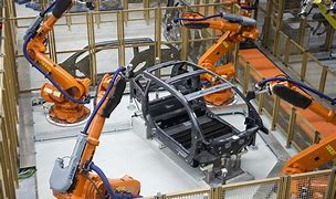 Image result for Sports Car Factory with Robots