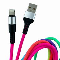 Image result for Lightning Charger Cable in Rainbow Colours