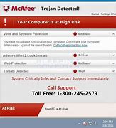 Image result for Fake McAfee Virus Warning