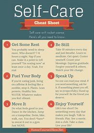 Image result for Printable Self Care Tips