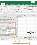 Image result for Excel File Recover Dialog Boxes