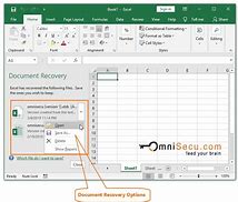 Image result for Auto Recovery Excel