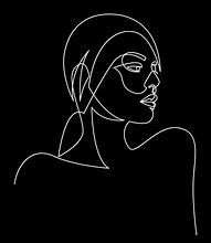 Image result for Black and White Line Art