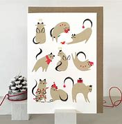 Image result for Unique Cat Christmas Cards