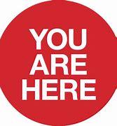 Image result for Blue You Are Here Sign