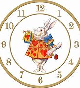 Image result for Alice in Wonderland Rabbit Clock Printables