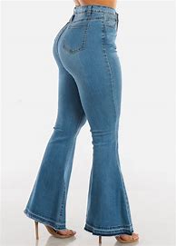 Image result for Wide Leg Bell Bottom Jeans