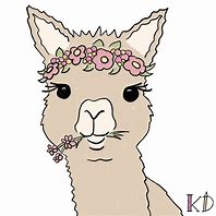 Image result for Cute Llama Drawing