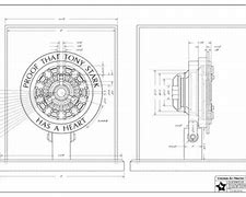 Image result for Arc Reactor Blueprint