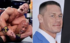 Image result for Dwane Johnson VRS John Cena