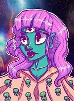 Image result for Pastel Galaxy Space Alien