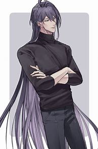 Image result for Anime Male OC Long Hair