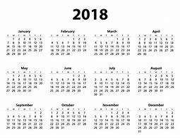 Image result for 2018 Calendar Printable Large Print
