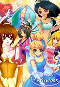 Image result for Disney Princess in Anime