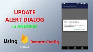 Image result for Version Update Dialog