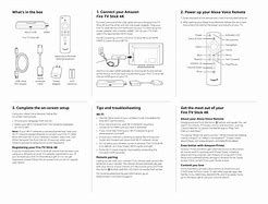 Image result for Amazon Fire Stick Instruction Card