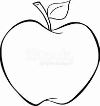 Image result for Black and White Animated Apple