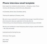 Image result for Phone Interview Conversation Sample