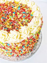 Image result for Fruity Pebbles Birthday Cake