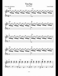 Image result for You Say Piano Sheet Music Free Accompaniment