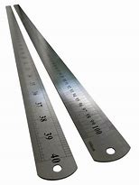 Image result for Metal Millimeter Ruler