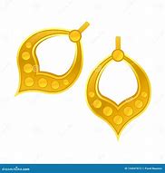 Image result for Gold Earrings Clip Art