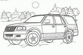 Image result for SUV Coloring Pages