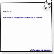 Image result for enclisis