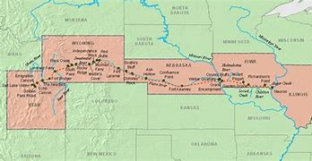 Image result for Iowa Mormon Trail Map