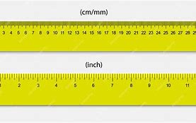 Image result for Inches and Centimeters Ruler Chart