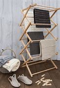 Image result for Wood Clothes Drying Rack