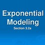Image result for Exponential Growth Model Formula