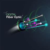 Image result for Fiber Optic Cable with a Curvature in Green Colour Clip Art