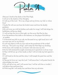 Image result for Psalm 91 Print Out