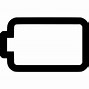 Image result for Empty Battery Symbol
