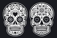 Image result for Sugar Skull Red White