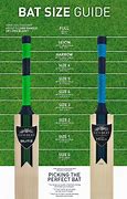 Image result for Cricket Bat Size Chart