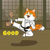 Image result for Karate Cats Silhouette