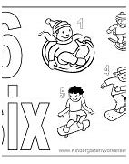 Image result for 6 Coloring Sheet