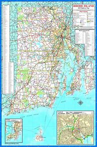 Image result for Map of RI